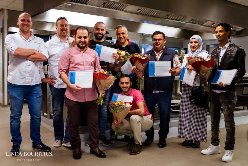 Diploma uitreiking keukenassistent opleiding