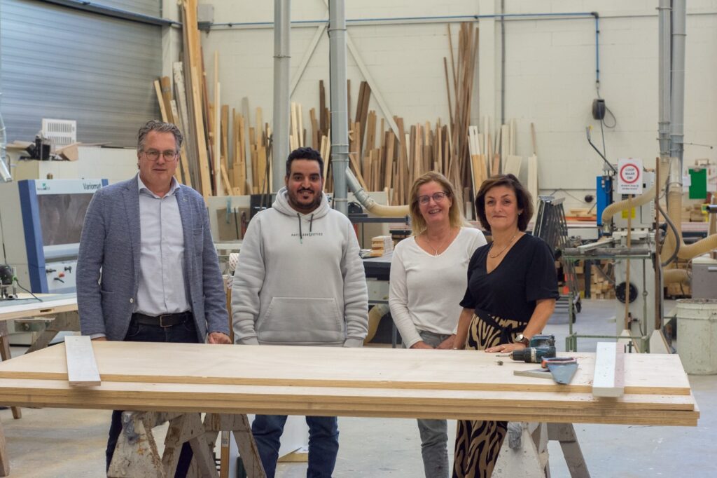 Jan Costa, Khaled, Marjan van de Bor en Petra Hagen